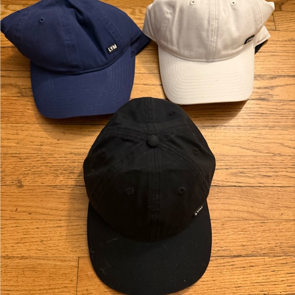 LYM Logo Caps - (Multiple colors- Navy, White, Taupe, Black, and Sage) - Picture 4 of 4